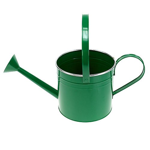 Floristik24 Dekorativ vattenkanna mörkgrön Ø20cm H18cm