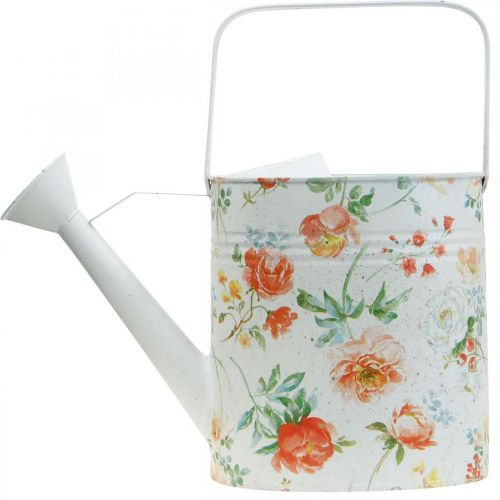 Artikel Dekorativ vattenkanna metall vintage rosor sommar dekoration trädgård H31.5cm