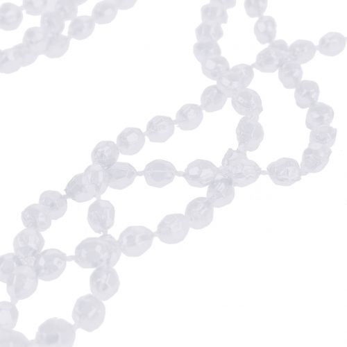 Artikel Julgran dekoration pärla band vit 275cm
