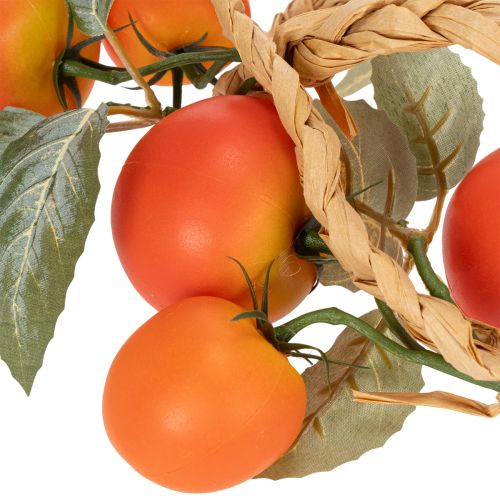 Artikel Konstgjord tomatgirlang, dekorativ vinranka, naturtroget vardagsrumsdekor, 135 cm