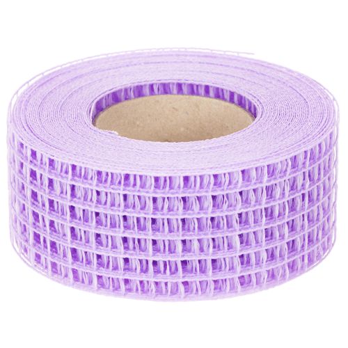 Lila nättejp, 4,5 cm bred, dekorativ tejprulle för kreativt hantverk, 10 m | Floristik24.se
