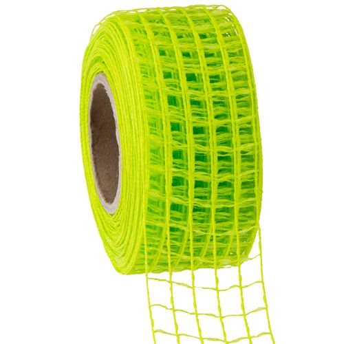 Floristik24 Meshtejp 4,5cmx10m ljusgrön
