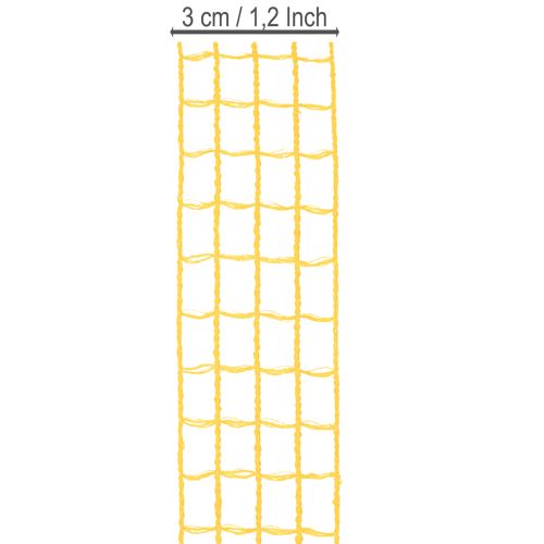 Dekorativt nätband, blandade färger, 3 cm x 10 m, 7 stycken | Floristik24.se
