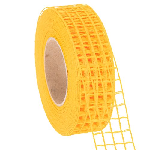 Dekorativt nätband, blandade färger, 3 cm x 10 m, 7 stycken | Floristik24.se
