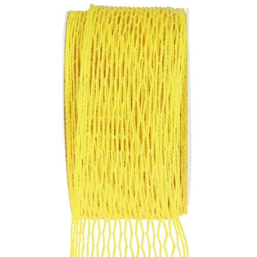 Artikel Nättejp, ruttejp, dekortejp, gul, trådförstärkt, 50 mm, 10 m