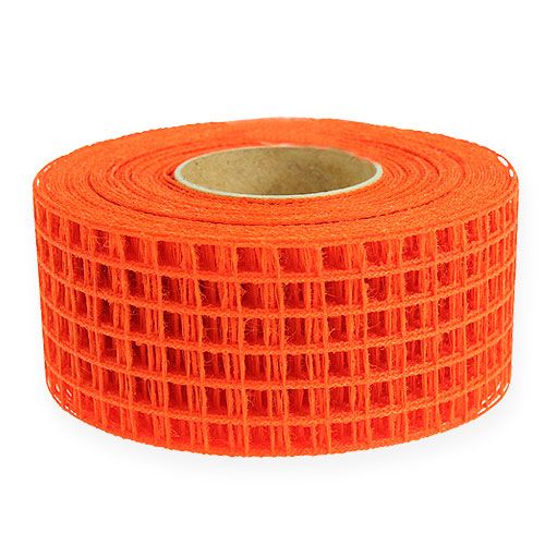 Floristik24 Rasterband 4,5 cm x 10 m orange