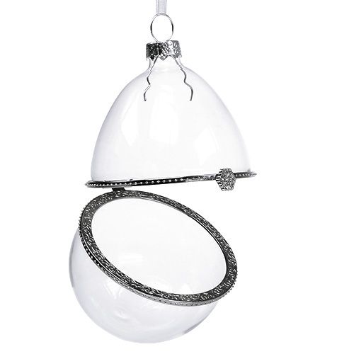 Floristik24 Glasägg för fyllning 10,5 cm 1 st