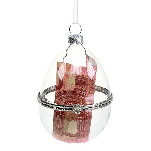 Floristik24 Glasägg för fyllning 10,5 cm 1 st