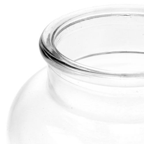 Floristik24 Glasvas Ø14cm H16.5cm