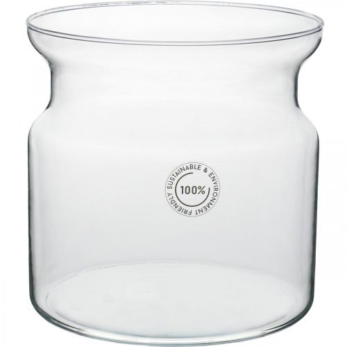 Artikel Blomvas glas klar dekorativ glasvas Ø19cm H19cm