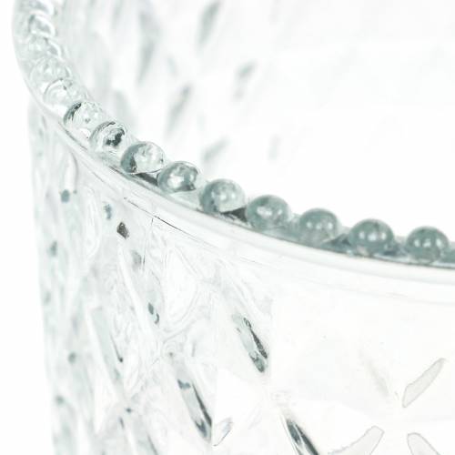 Floristik24 Dekorativ glas diamant glasvas klar blomvas 2st