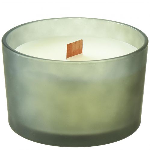 Floristik24 Doftljus i ett glas salvia sandelträspån Ø12,5cm H8cm