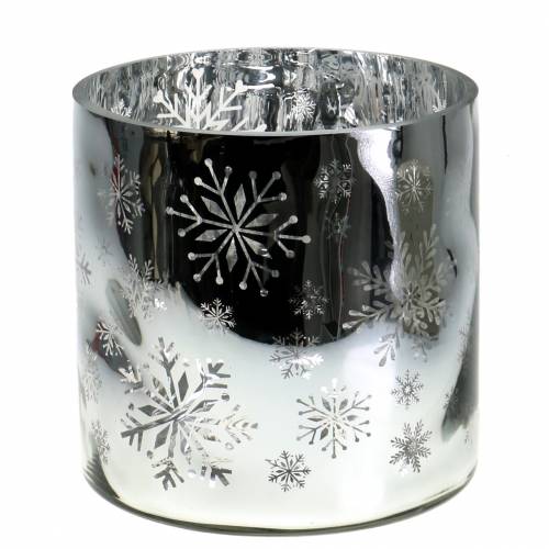 Floristik24 Juldekoration vindljust glas metalliskt Ø20cm H20cm