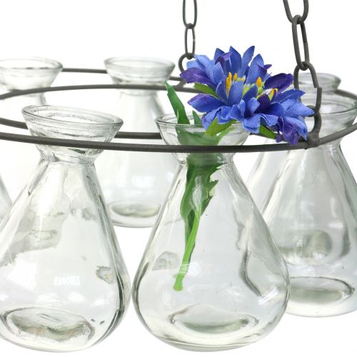 Floristik24 Hängande krans med blommavaser Ø24cm