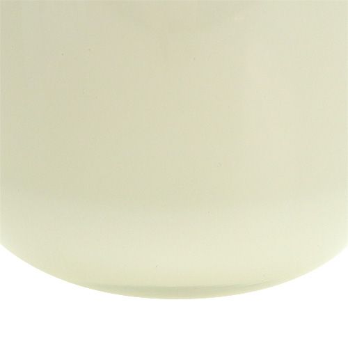 Artikel Blomkruka i glas Ø12,5cm H11cm Kräm