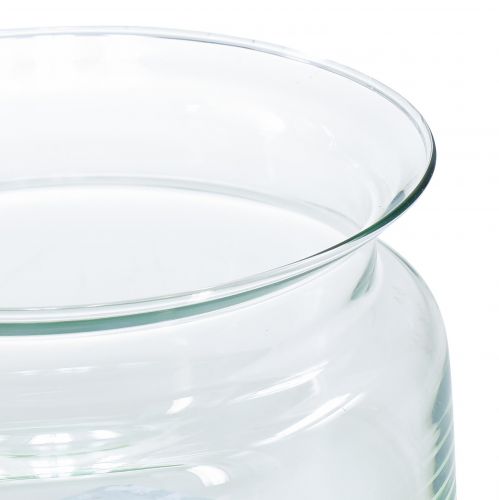 Artikel Glasskål dekorativ skål glas flytande skål Ø16cm H8cm