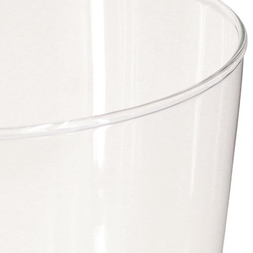 Artikel Glasvas konisk blomvas transparent Ø10cm H20cm