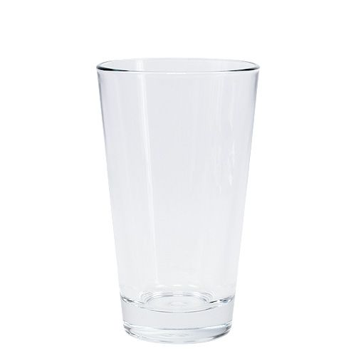 Floristik24 Konisk glasvas Ø8,5cm H14,5cm