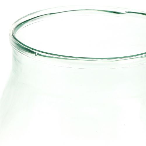 Floristik24 Dekorativ glasblomma vas Ø21cm H23cm