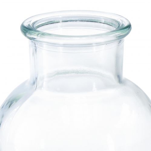 Floristik24 Glasvas apoteksflaska retro dekorativ flaska Ø10cm H20cm