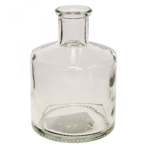 Floristik24 Glasvas Apotekflaskor Deco Glas Deco Vas Klar Ø7cm 6st