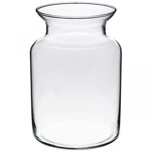 Floristik24 Blomvas i glas bred klar Ø12cm H20cm