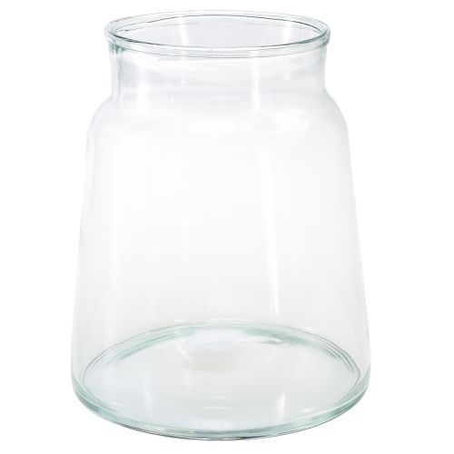 Artikel Glasvas konisk blomstervas stor glasdekoration H23cm Ø19cm