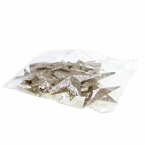 Artikel Glitterstjärnschampagne 9,5/5cm 18 st