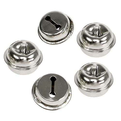 Klockklämma 19mm silver 20st