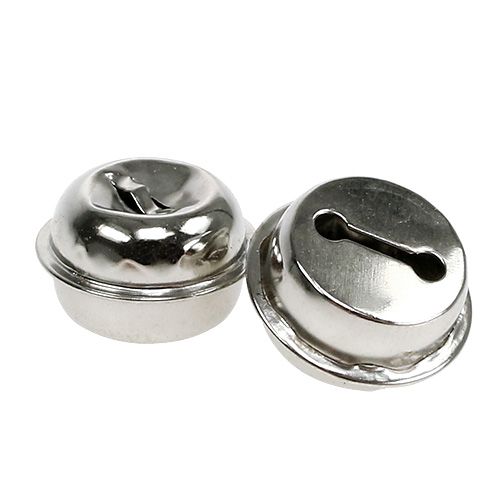 Klockklämma 19mm silver 20st