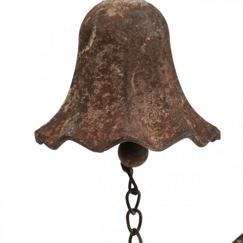 Deco klocka antik metall klocka metall dekoration rost utseende H53cm