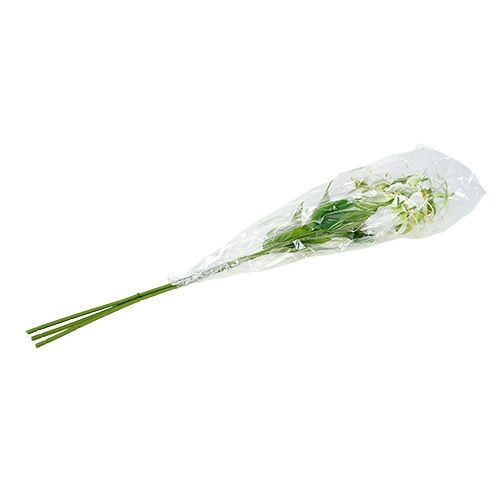 Floristik24 Gloriosa vit konstgjord 84 cm 3st