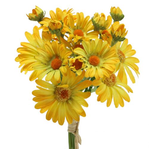 Floristik24 Tusenskönor i en bukettgul 33cm 6st