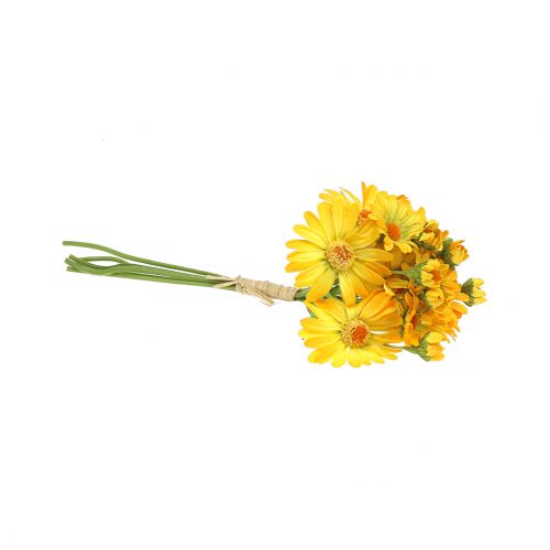 Floristik24 Tusenskönor i en bukettgul 33cm 6st
