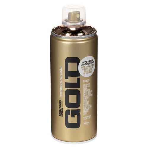 Sprayfärg med koppar- och kromeffekt för kreativa projekt Montana-burkar 400 ml