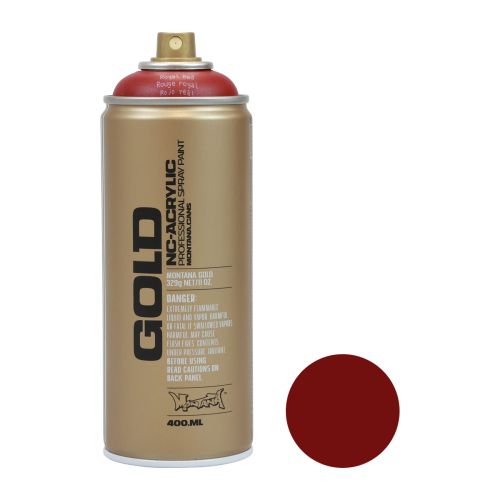 Artikel Färgspray röd sprayfärg akrylfärg Montana Gold Royal Red 400ml