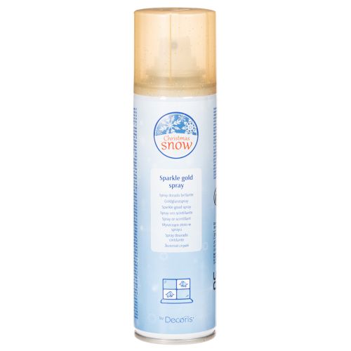 Guldglitterspray för juldekorationer, 150 ml