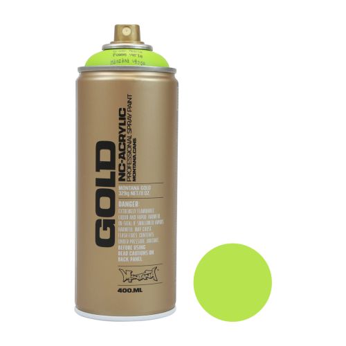 Artikel Färgspray äppelgrön sprayfärg akrylfärg Montana Gold 400ml