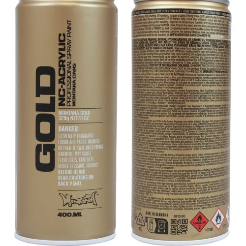 Artikel Färgspray äppelgrön sprayfärg akrylfärg Montana Gold 400ml