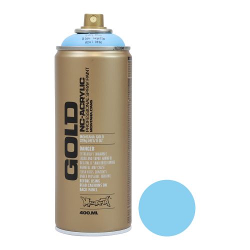 Artikel Färgspray ljusblå sprayfärg Montana Gold babyblå 400ml