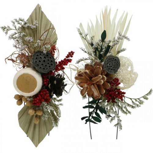 Artikel Naturmaterial gravarrangemang exotiska 4-faldigt assorterade 28 st