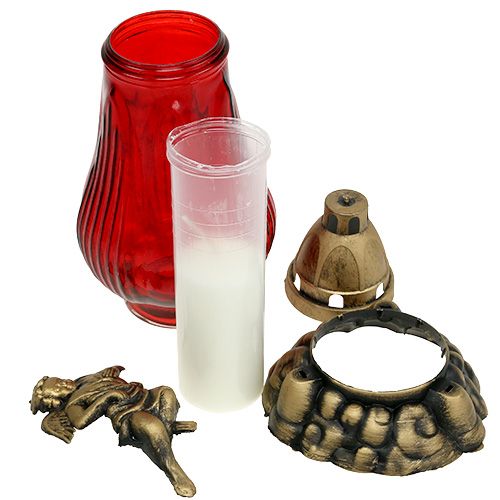 Floristik24 Gravljusglas Ø14cm H28cm 4st