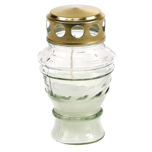 Grav ljus vit H13cm 6st