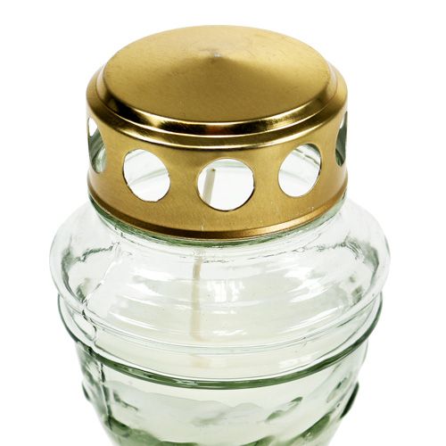 Floristik24 Grav ljus vit H13cm 6st