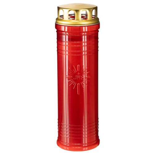 Floristik24 Gravljus röda Ø7,5cm H24,5cm 1 styck