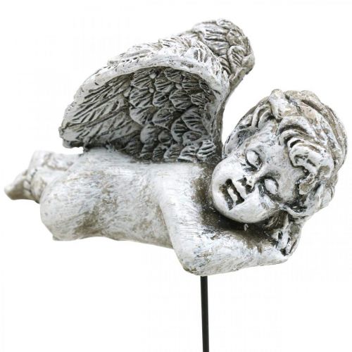 Floristik24 Gravdekoration dekorativ plugg ängel gravängel på pinne 6cm 4 st