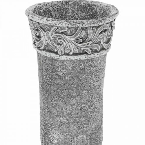 Floristik24 Gravprydnader Sörjande blommor Gravvas med markspets L24cm