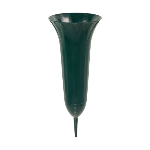 Floristik24 Gravvas mörkgrön 36cm 5st