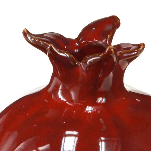 Floristik24 Granatäpple keramik ljushållare för pinnljus H15cm 2st