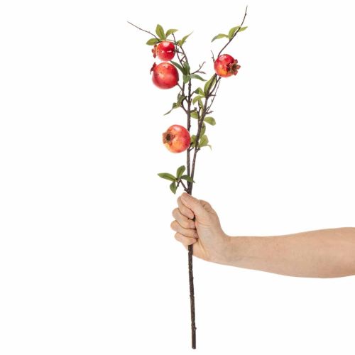Konstgjord granatäpplegren som fruktgren för bordsdekoration, 68 cm | Floristik24.se
